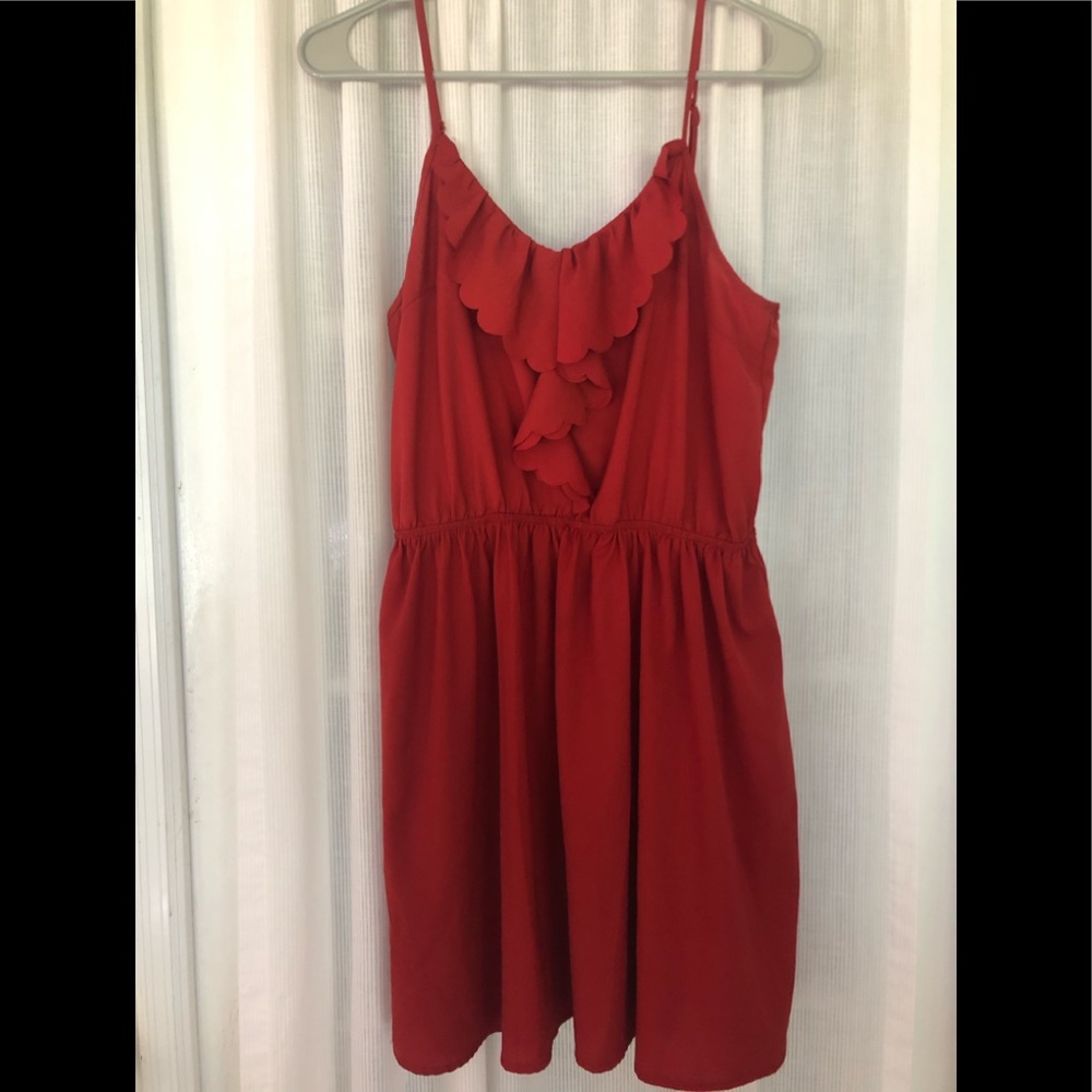 Red dress